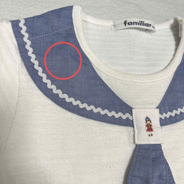 familiar(ファミリア)の【100cm】ファミリア familiar Tシャツ セーラー  キッズ/ベビー/マタニティのキッズ服女の子用(90cm~)(Tシャツ/カットソー)の商品写真