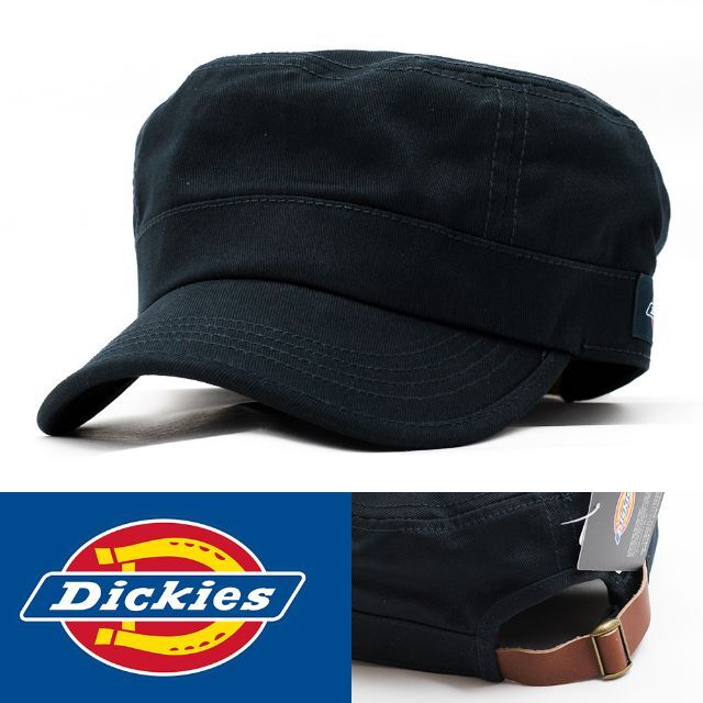 Dickies(ディッキーズ)のワークキャップ 帽子 ディッキーズ 紺色 17052400-49 レザーベルト メンズの帽子(キャップ)の商品写真