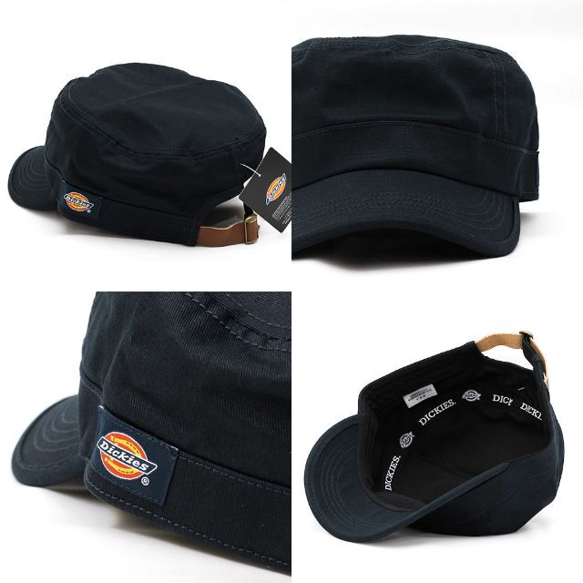 Dickies(ディッキーズ)のワークキャップ 帽子 ディッキーズ 紺色 17052400-49 レザーベルト メンズの帽子(キャップ)の商品写真