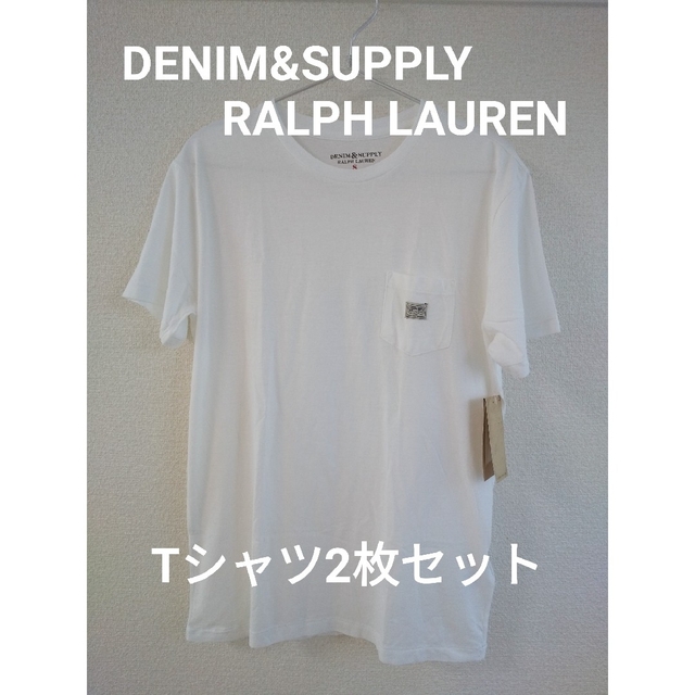 Denim & Supply Ralph Lauren(デニムアンドサプライラルフローレン)の【極美品】デニムアンドサプライ　ラルフローレン　Tシャツ2枚セット メンズのトップス(Tシャツ/カットソー(半袖/袖なし))の商品写真