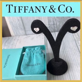 美品 Tiffanyティファニーフルハートピアス エルサペレッティ SV925