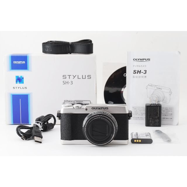 OLYMPUS STYLUS SH-3 シルバー【ほぼ新品】コンパクトデジタルカメラ