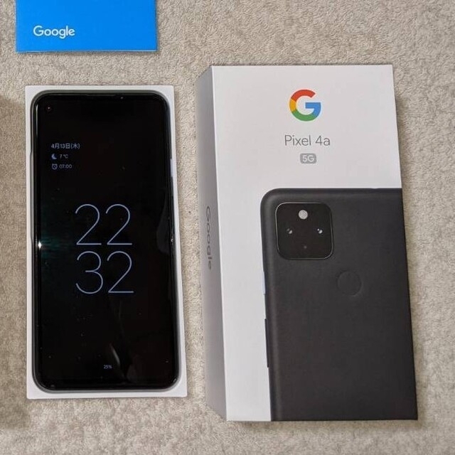 Google Pixel4a5G　本体　ブラックスマートフォン/携帯電話