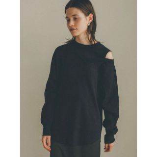 クラネ(CLANE)のCLANE♡ASYMMETRY SHOULDER POINT TOPS (カットソー(半袖/袖なし))