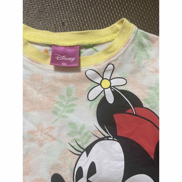 Disney(ディズニー)のミニーマウス 半袖Tシャツ パンツ セットアップ  女の子 90cm キッズ/ベビー/マタニティのキッズ服女の子用(90cm~)(Tシャツ/カットソー)の商品写真