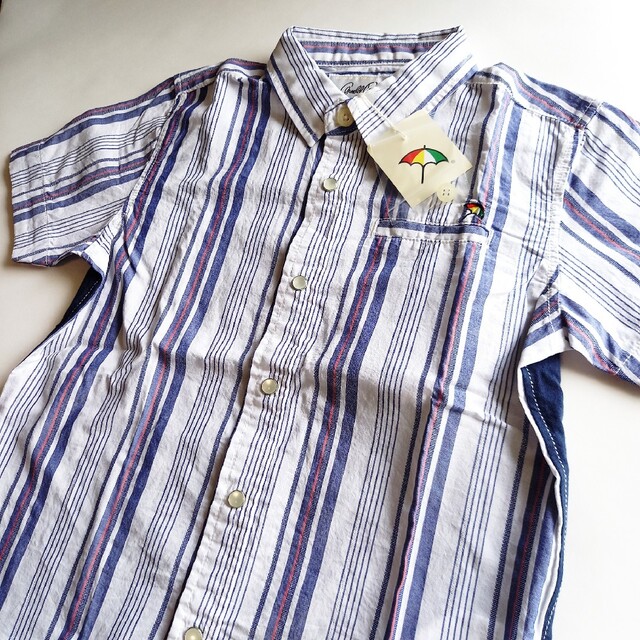 Arnold Palmer(アーノルドパーマー)の新品/おまけ付き【アーノルドパーマー】子供服／春～夏向け／半袖シャツ（115㎝） キッズ/ベビー/マタニティのキッズ服男の子用(90cm~)(Tシャツ/カットソー)の商品写真