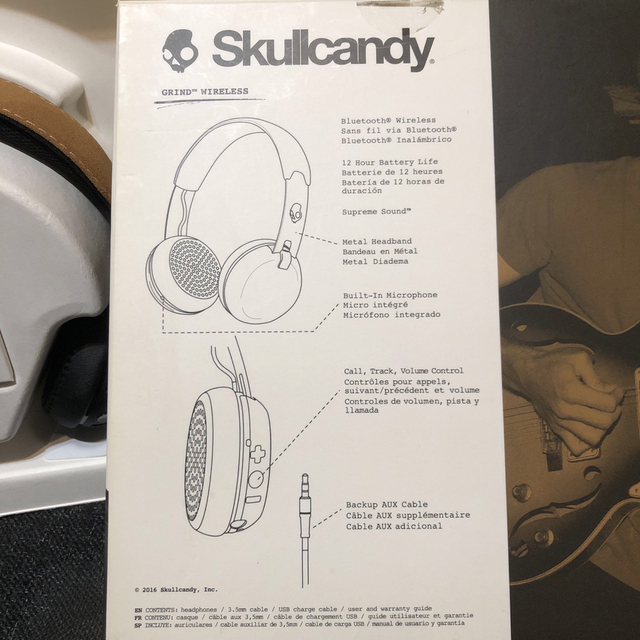 Skullcandy(スカルキャンディ)のSkullcandy ヘッドホンBluetooth対応  スマホ/家電/カメラのオーディオ機器(ヘッドフォン/イヤフォン)の商品写真