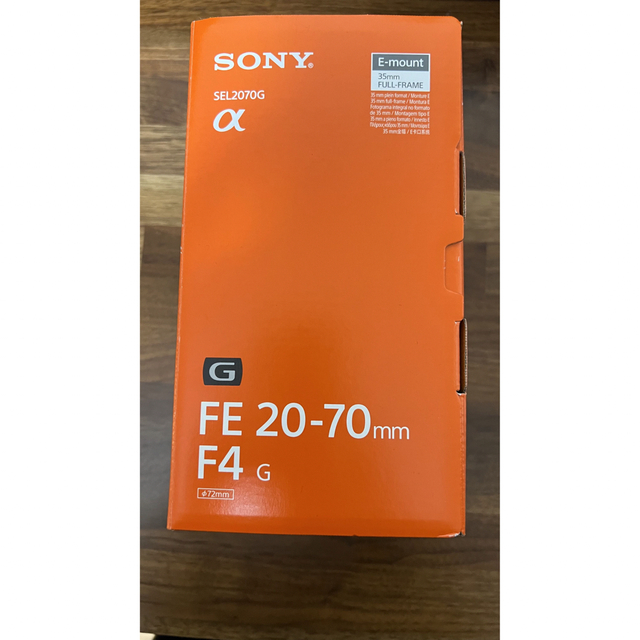 新品未使用】FE 20-70mm F4 G SEL2070G +フィルター 新品未使用】FE 20-70mm F4 G SEL2070G +フィルター