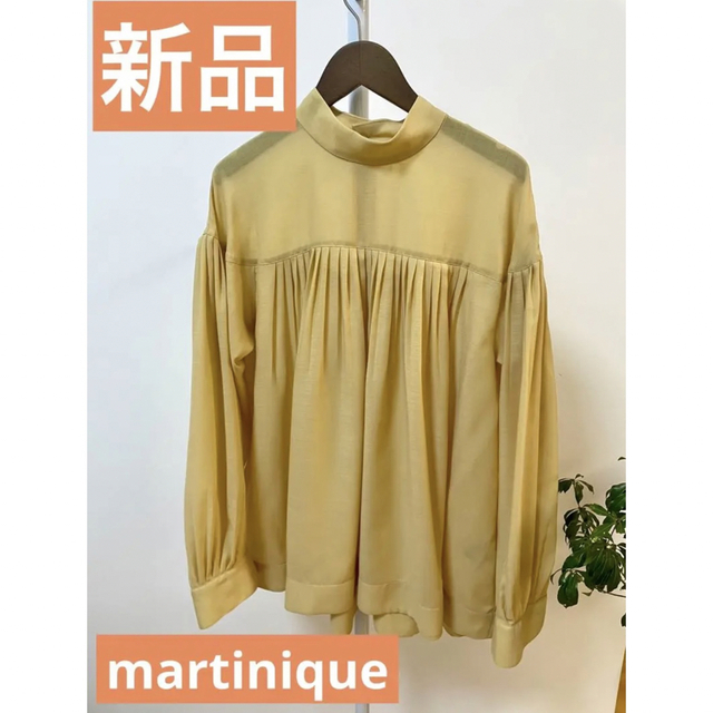 マルティニーク新品★ウールタックブラウス martinique