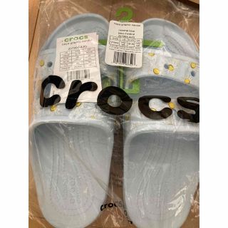 クロックス(crocs)のバヤ　グラフィックサンダル　ミネラルブルー　24(サンダル)