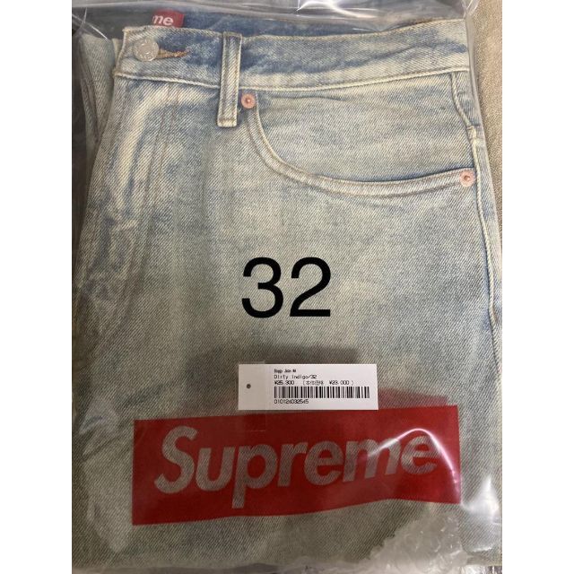 DirtyIndigoSIZE32 SUPREME Baggy Jean SS23 Dirty Indigo