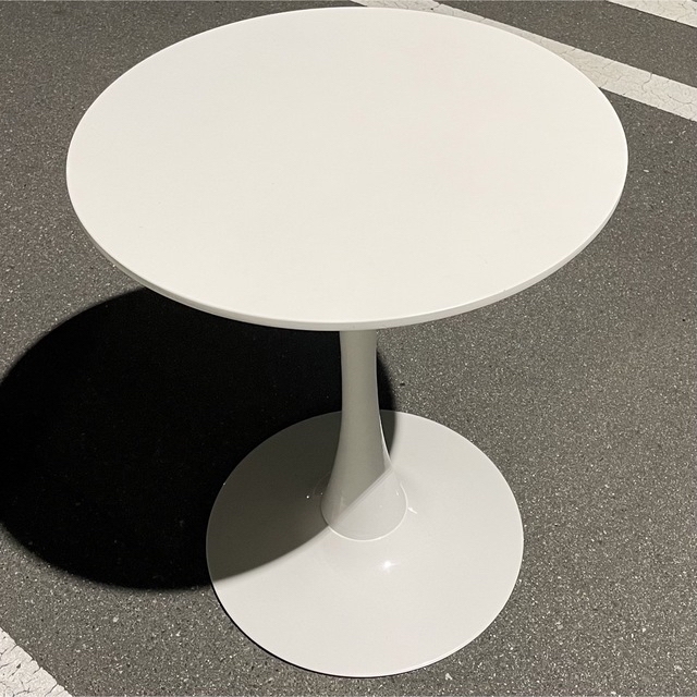 【早い者勝ち！】Cafe Table カフェテーブル（White） インテリア/住まい/日用品の机/テーブル(その他)の商品写真