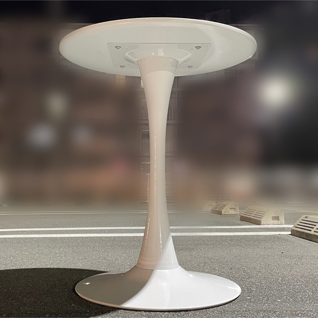 【早い者勝ち！】Cafe Table カフェテーブル（White） インテリア/住まい/日用品の机/テーブル(その他)の商品写真