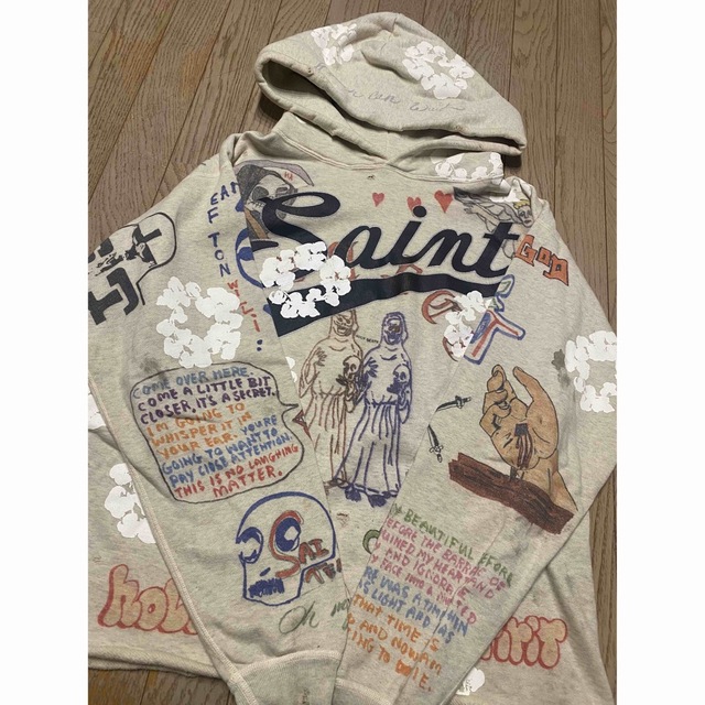 saint michael denim tears パーカー 返品可 28050円 www.gold-and ...