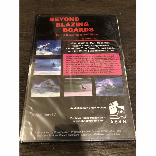 サーフDVD BEYOND BLAZINGBOARDS 新品未開封 送料無料 スポーツ/アウトドアのスポーツ/アウトドア その他(サーフィン)の商品写真