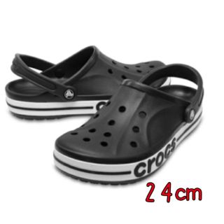 クロックス(crocs)の新品 24㎝ クロックス バヤバンド クロッグ ブラック(サンダル)