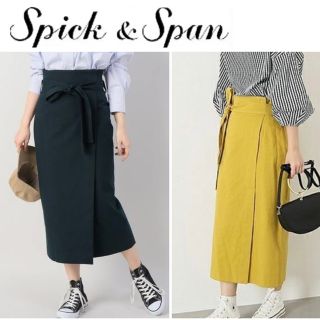 スピックアンドスパン(Spick & Span)のタグ付未使用 Spick & Span ラップタイトスカート(ロングスカート)