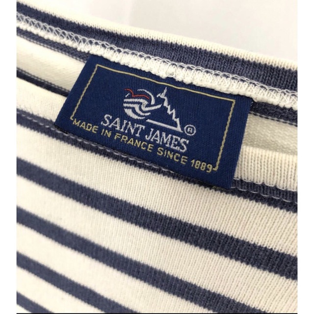 SAINT JAMES(セントジェームス)のSAINT JAMES ウエッソン ボーダーTシャツ　サイズM メンズのトップス(Tシャツ/カットソー(七分/長袖))の商品写真