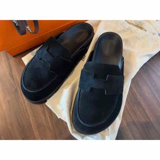 Hermes - 新品未使用 エルメス ミュール 《ゴー》サンダル 黒 40の通販