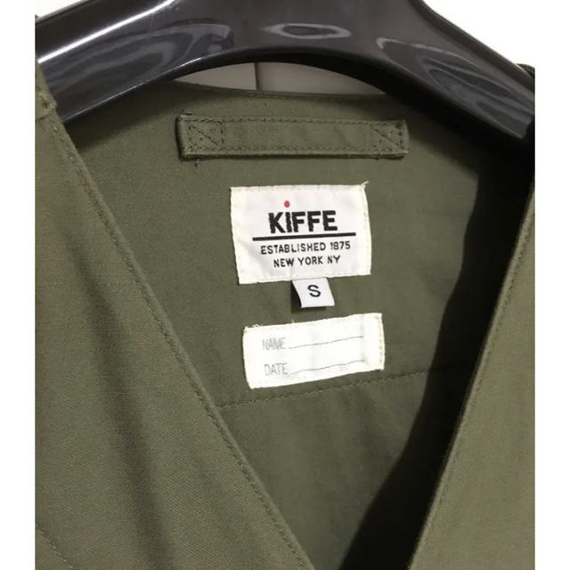 KIFFE(キッフェ)  ロングコート ジャケット オリーブ・グリーン