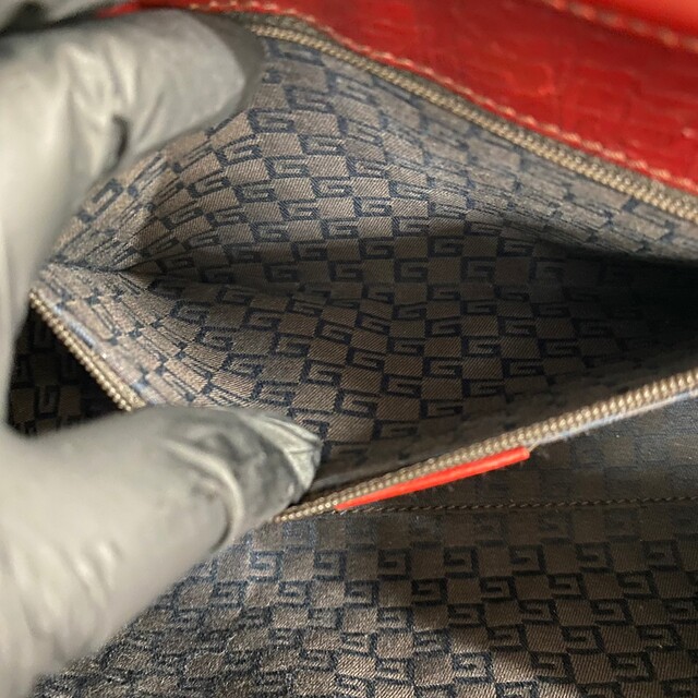 Gucci - 極 美品 希少品 GUCCI グッチ ジャッキー ロゴ 金具 レザー 本
