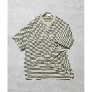 ベーセーストック(B.C STOCK)の【ベージュ】【Connection Between People】ボーダー 半袖Tシャツ(Tシャツ/カットソー(半袖/袖なし))