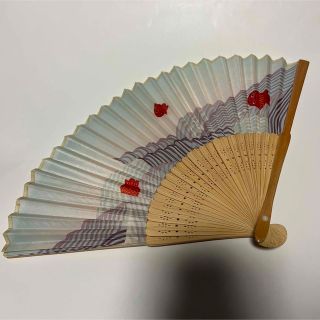 新品　ちょちくちょきんぎょ　扇子　うちわ　レア　非売品　郵便局　ちょきんぎょ(ノベルティグッズ)