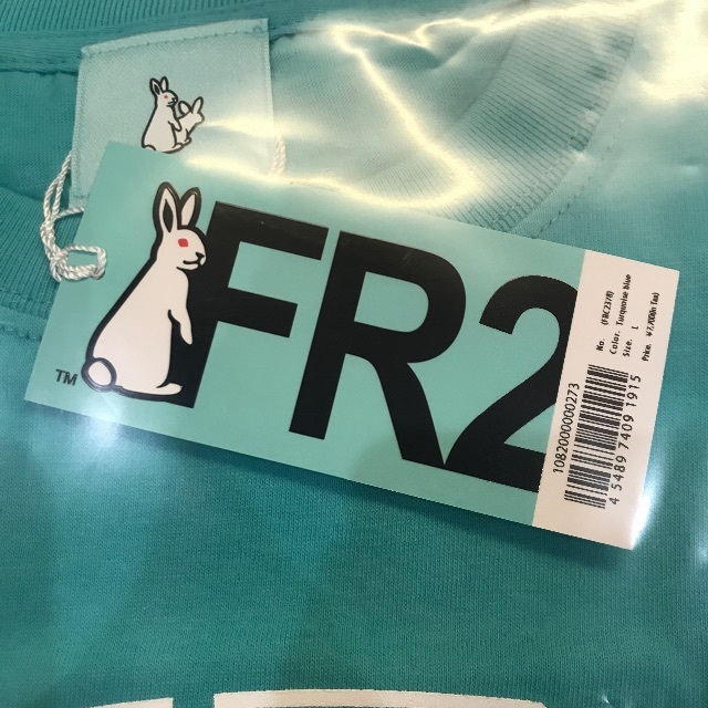 #FR2(エフアールツー)のFR2 月桃  COLLEGE LOGO 沖縄限定 Lサイズ メンズのトップス(Tシャツ/カットソー(半袖/袖なし))の商品写真