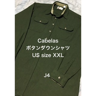 【レア】US古着 XXL size Cabelas ボタンダウンシャツ(シャツ)