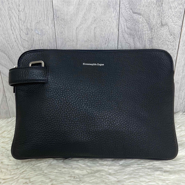 エルメネジルド ゼニア Ermenegildo Zegna ショルダーバッグ 2way レザー