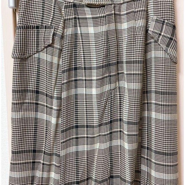 COCO DEAL(ココディール)のココディール　グレンチェックセミマーメイドスカート　ロングスカート レディースのスカート(ロングスカート)の商品写真