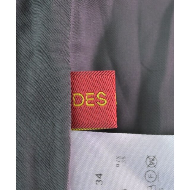 DES PRES(デプレ)のDES PRES スラックス 34(XS位) グレー系x黒x青系(チェック) 【古着】【中古】 レディースのパンツ(その他)の商品写真