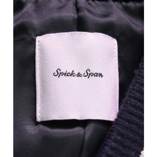 Spick and Span スタジャン 36(S位) 紺x白 【古着】 Spick and Span スタジャン 36(S位) 紺x白 【古着】