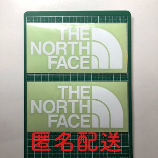 ザノースフェイス(THE NORTH FACE)のTHE NORTH FACE ザ ノース フェイス カッティングステッカー白2枚(その他)