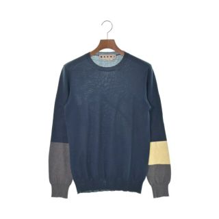 マルニ(Marni)のMARNI マルニ ニット・セーター 44(S位) 紺系 【古着】【中古】(ニット/セーター)