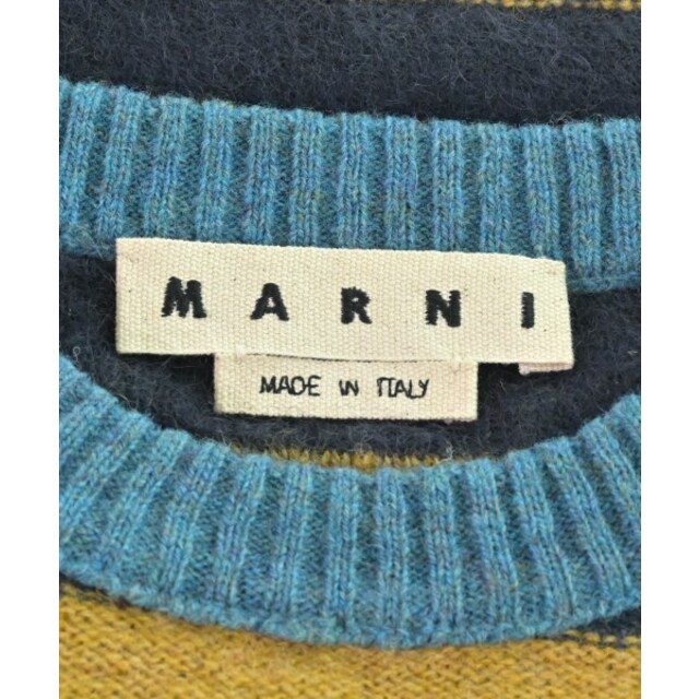 Marni - MARNI マルニ ニット・セーター 44(S位) 黄x黒x青(ボーダー