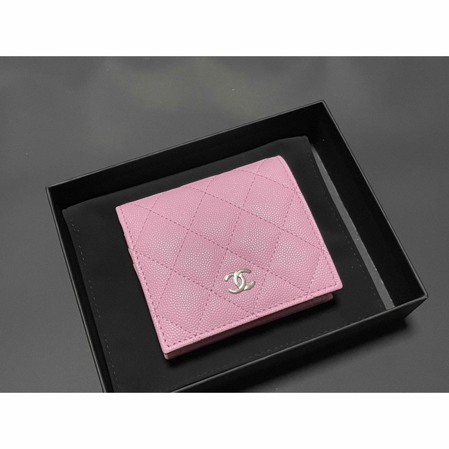 あす楽対応】 CHANEL - シャネル 2つ折り 財布 ウォレット ミニ財布