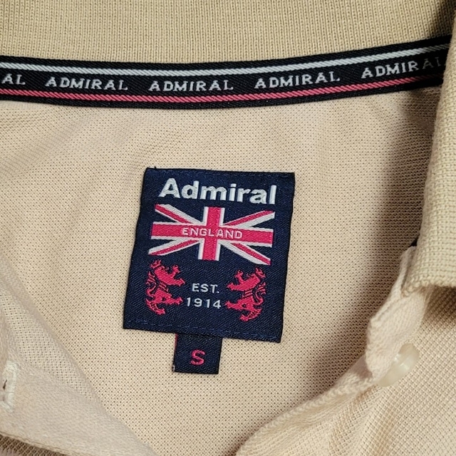 Admiral(アドミラル)のAdmiral アドミラル  ポロシャツ S 美品 スポーツ/アウトドアのゴルフ(ウエア)の商品写真