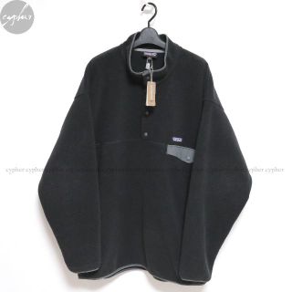 パタゴニア(patagonia)のXXL パタゴニア シンチラ スナップT 黒 フリース プルオーバー ジャケット(その他)