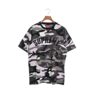 シュプリーム(Supreme)のSupreme シュプリーム Tシャツ・カットソー M グレーx白x黒(迷彩) 【古着】【中古】(Tシャツ/カットソー(半袖/袖なし))