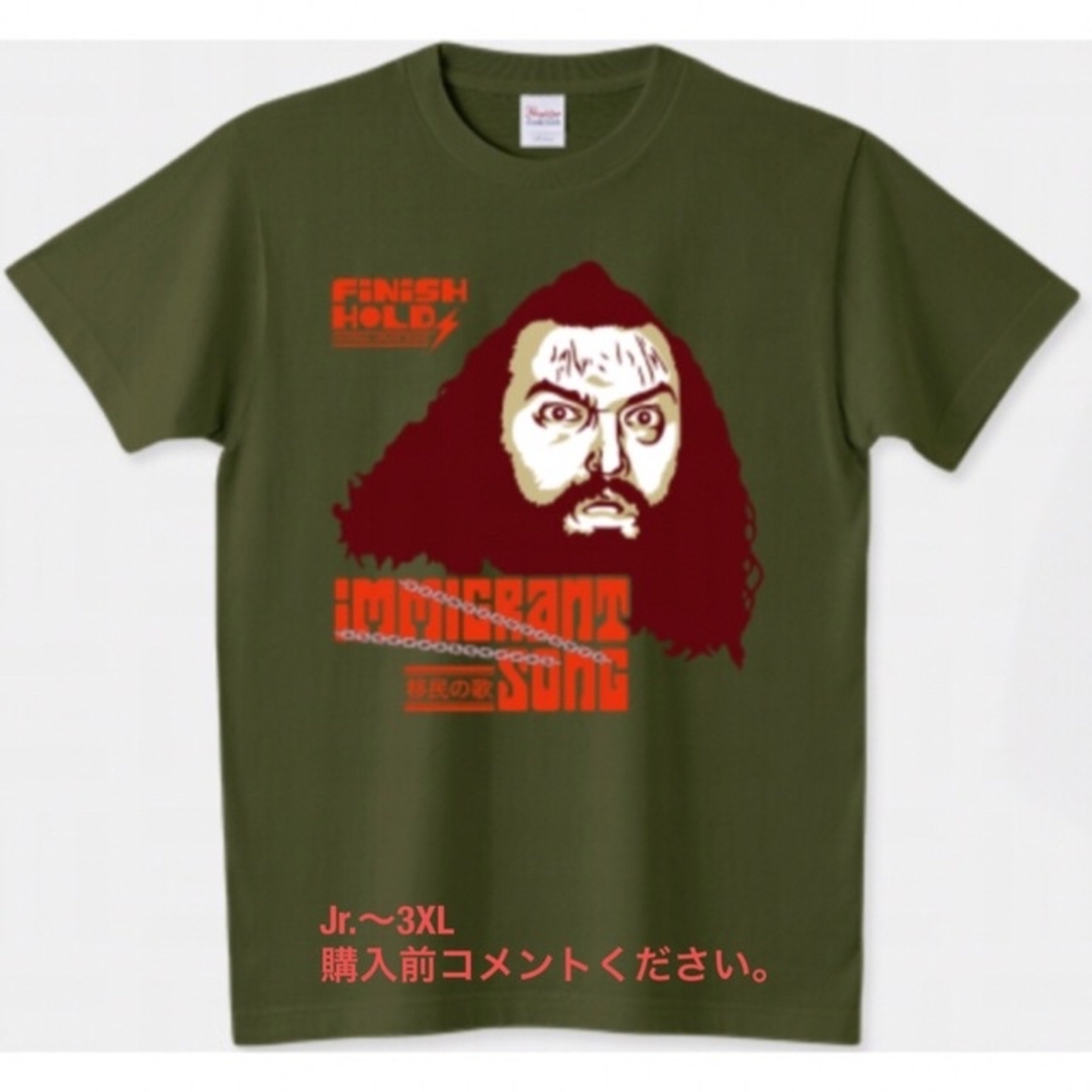 全日本プロレス Tシャツ ブルーザーブロディ スタンハンセン 移民の歌 真壁刀義