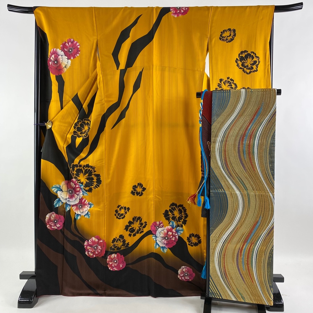 振袖 美品 秀品 身丈170cm 裄丈69cm 正絹 【中古】 新作 67.0%OFF www