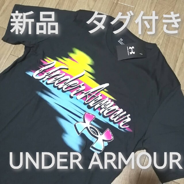 新品　アンダーアーマー　メンズ　上下セット　Lサイズ　春夏　白Tシャツ　ハーフ