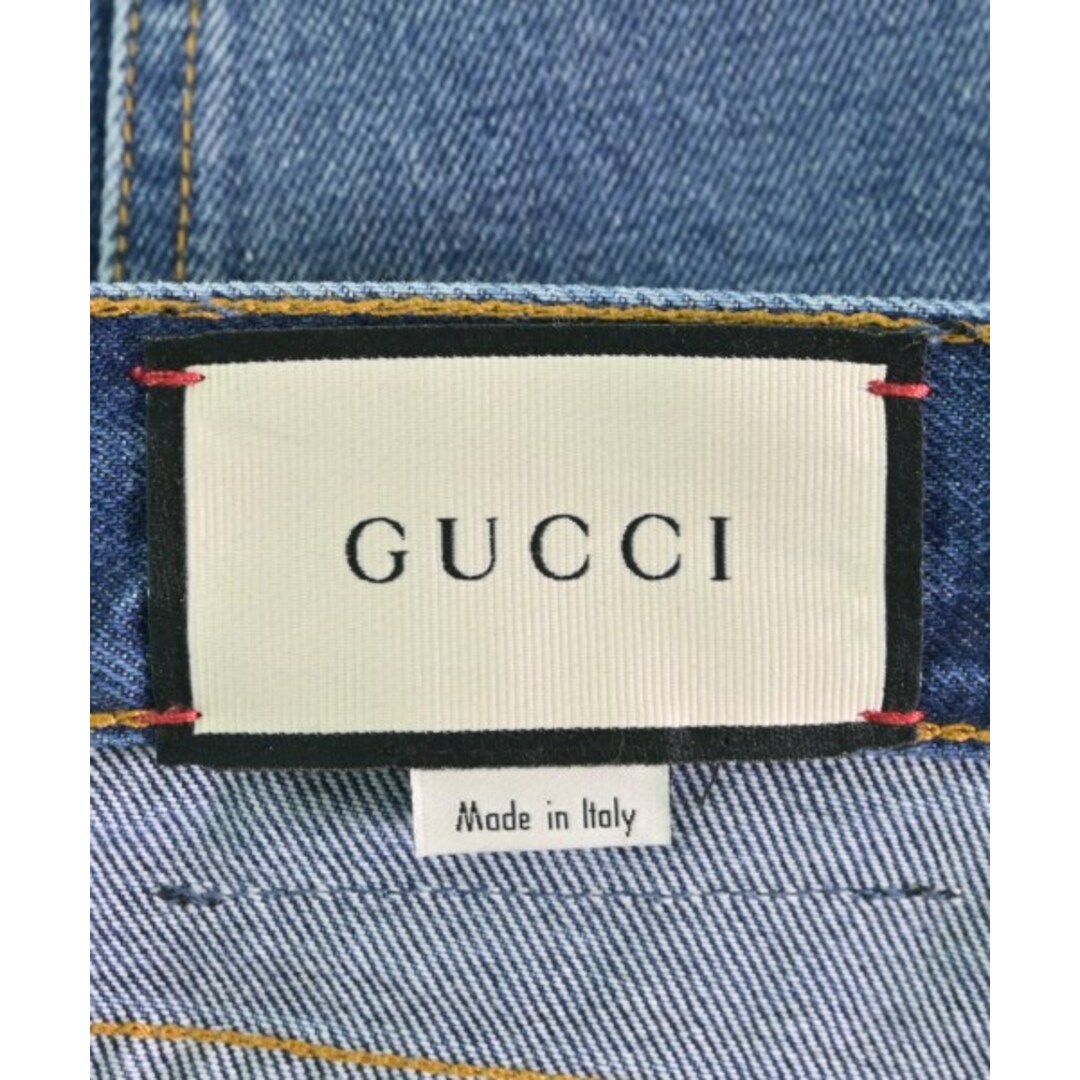 Gucci - GUCCI グッチ デニムパンツ 32(L位) インディゴ(デニム