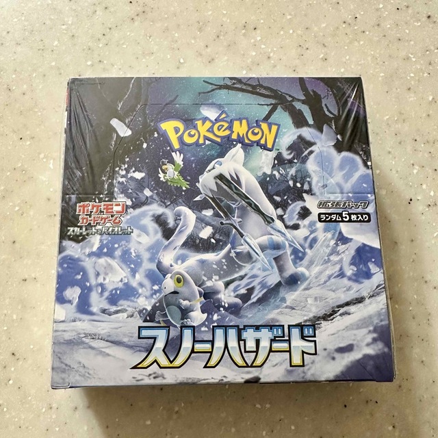 【シュリンク付き】ポケモンカード スノーハザード1BOX