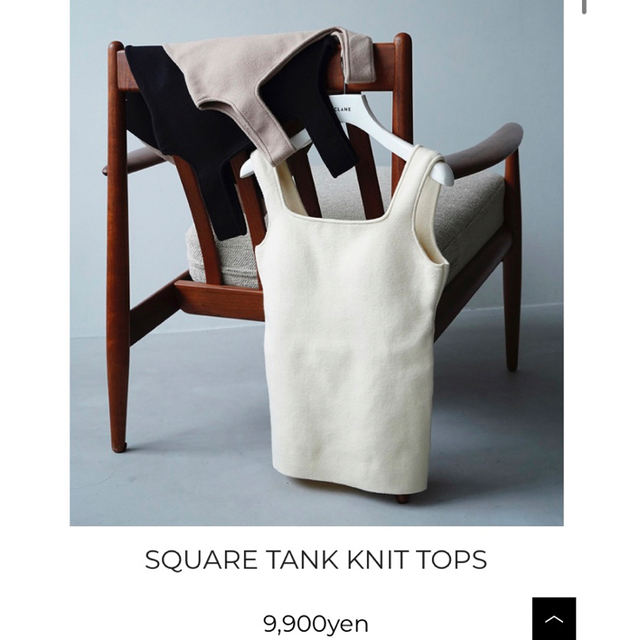 CLANE SQUARE TANK KNIT TOPS