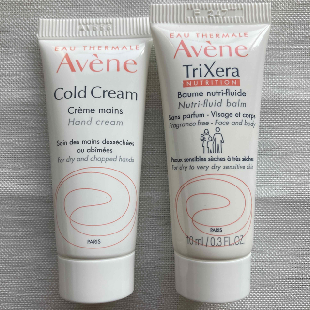 Avene(アベンヌ)のAvene アベンヌ 薬用ハンドクリーム・トリクセラNT フルイドクリーム・2点 コスメ/美容のキット/セット(サンプル/トライアルキット)の商品写真