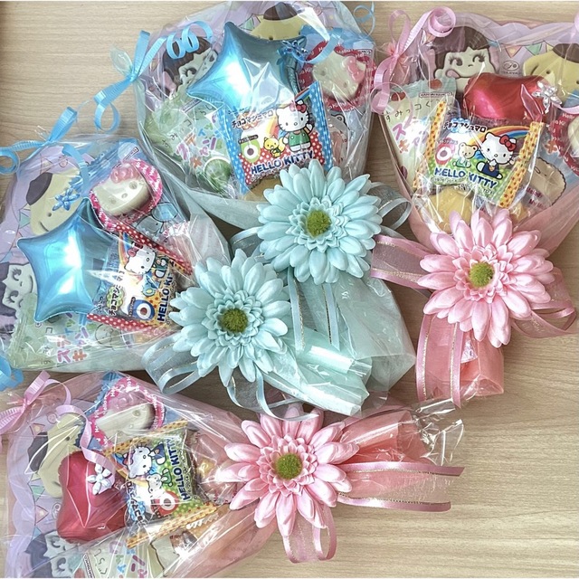 季節限定! 風船無しお菓子ブーケ♡2個 プチギフト 発表会 結婚 季節限定! 風船無しお菓子ブーケ♡2個 プチギフト 発表会 結婚