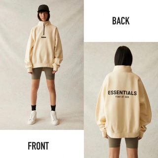 FOG ESSENTIALS エッセンシャルズモックネックハーフジップトレーナー