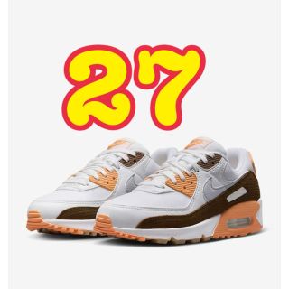 ナイキ(NIKE)の27オレンジ　NIKE エアマックス90 SE(スニーカー)